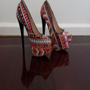 Sexy, Pink, multicolor 5inch heels